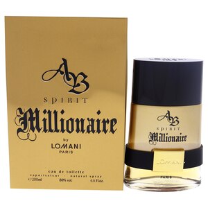 AB Spirit Millionaire by Lomani for Men - 6.6 oz EDT Spray