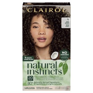 Clairol Natural Instincts Semi-Permanent Hair Color, 4 Dark Brown , CVS