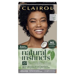 Clairol Natural Instincts Semi-Permanent Hair Color, 2 Black - 1 , CVS