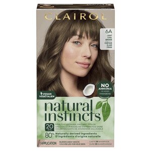 Clairol Natural Instincts Semi-Permanent Hair Color, 6A Light Cool Brown - 1 , CVS