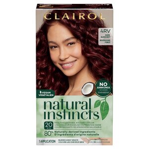 Clairol Natural Instincts Semi-Permanent Hair Color, 4RV Dark Burgandy - 1 , CVS