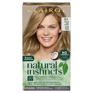 Clairol Natural Instincts Semi-Permanent Hair Color, 8A Medium Cool Blonde , CVS