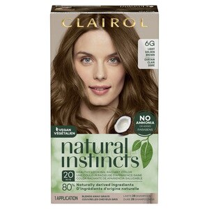 Clairol Natural Instincts Semi-Permanent Hair Color, 6G Toasted Almond Light Golden Brown - 1 , CVS