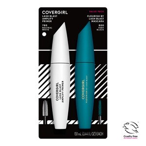 CoverGirl Flourish By Lash Blast Mascara With Primer, Very Black - 1 , CVS