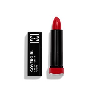 CoverGirl Exhibitionist Cream Lipstick, Real Red - 0.12 Oz , CVS