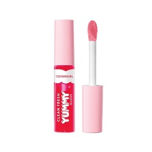 CoverGirl Clean Fresh Yummy Gloss  Lip Gloss, Sheer, Natural Scents, Vegan Formula - My Strawbooty , CVS