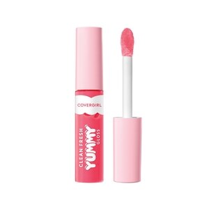 CoverGirl Clean Fresh Yummy Gloss  Lip Gloss, Sheer, Natural Scents, Vegan Formula - Glamingo Pink , CVS