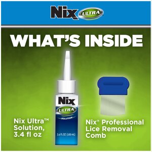 Nix Ultra 2 In 1 Super Lice Treatment 3 4 Fl Oz And Lice Egg Removal Comb Cvs Pharmacy