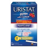 URISTAT UTI Relief Pak, Test For Infection + Pain Relief, 1 Strip, 12 CT, thumbnail image 1 of 7