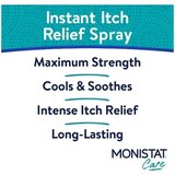 MONISTAT Care Maximum Strength Instant Itch Relief Spray, 2 OZ, thumbnail image 3 of 6