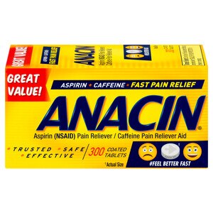  Anacin Fast Pain Relief Tablets, 300CT 