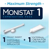 Monistat 1-Day Yeast Infection Ovule Insert Treatment, thumbnail image 2 of 7