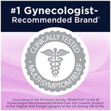 MONISTAT 7-Dose Yeast Infection Treatment, 7 Disposable Applicators & 1 Cream Tube, thumbnail image 4 of 7