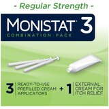 MONISTAT 3-Day Treatment Combination Pack Prefilled Cream, thumbnail image 2 of 5