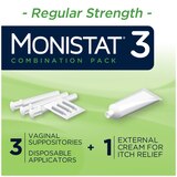 Monistat 3-Day Yeast Infection Suppository Treatment, thumbnail image 2 of 7