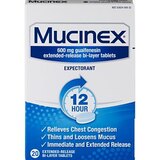 Mucinex 12HR Cough & Chest Congestion Expectorant Relief Tablets, thumbnail image 1 of 7