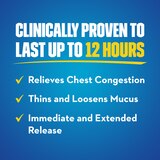 Mucinex 12HR Cough & Chest Congestion Expectorant Relief Tablets, thumbnail image 3 of 7