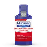 Mucinex Fast-Max Adult Severe Congestion and Cough Liquid, 6 OZ, thumbnail image 1 of 8