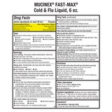 Mucinex Fast-Max Adult Severe Cold Liquid, 6 OZ, thumbnail image 2 of 8