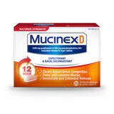 Mucinex D Maximum Strength Expectorant & Nasal Decongestant Tablets, 24 CT, thumbnail image 1 of 9