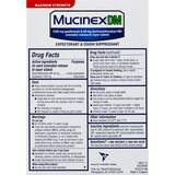 Mucinex DM Maximum Strength 12HR Expectorant and Cough Suppressant Tablets, thumbnail image 3 of 10