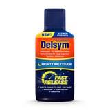 Delsym Fast Release Nighttime Cough Liquid, 6 OZ, thumbnail image 1 of 4
