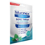 Mucinex InstaSoothe Sore Throat + Cough Relief Medicated Lozenges, Alpine Herbs & Fresh Mint, 40 CT, thumbnail image 3 of 9