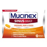 Mucinex Sinus-Max for Pressure, Pain & Cough, 20 CT, thumbnail image 1 of 3