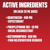 Mucinex Sinus-Max Maximum Strength Severe Congestion & Pain Relief Liquid, 6 OZ, thumbnail image 3 of 7