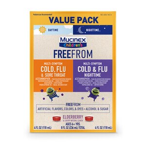 Mucinex Children's FreeFrom Multi-Symptom Cold, Flu & Sore Throat Liquid