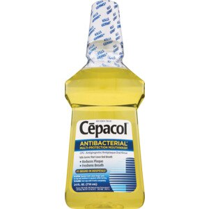 Cepacol Multi-Protection - Enjuague bucal antibacterial, 24 oz