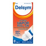 Delsym Chest Rub - No Mess Vapor Roll-On for Cough Relief, 1.76 OZ, thumbnail image 1 of 7