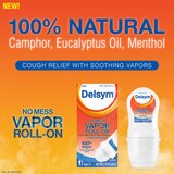 Delsym Chest Rub - No Mess Vapor Roll-On for Cough Relief, 1.76 OZ, thumbnail image 4 of 7