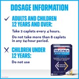 Mucinex Nightshift Cold & Flu Fast Release Caplets, Maximum Strength, 20 CT, thumbnail image 5 of 9