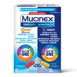 Mucinex Fast-Max Maximum Strength Daytime & Nighttime Severe Cold & Flu All In One, Fast Release, 40 CT, thumbnail image 1 of 11