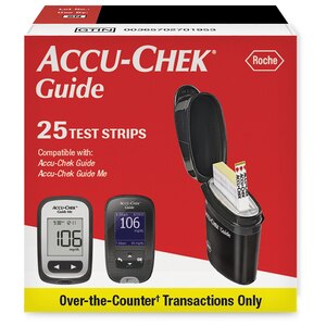 Accu-Chek Guide Test Strips, 25 Ct , CVS