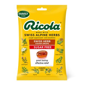 Ricola Sugar Free Swiss Herb Cough Drops, 45 Ct , CVS