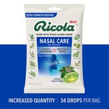 Ricola Max Nasal Care Drops, Cool Menthol, 34 CT, thumbnail image 3 of 8