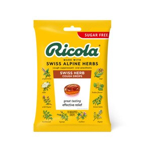 Ricola Sugar Free Cough Suppressant Throat Drops