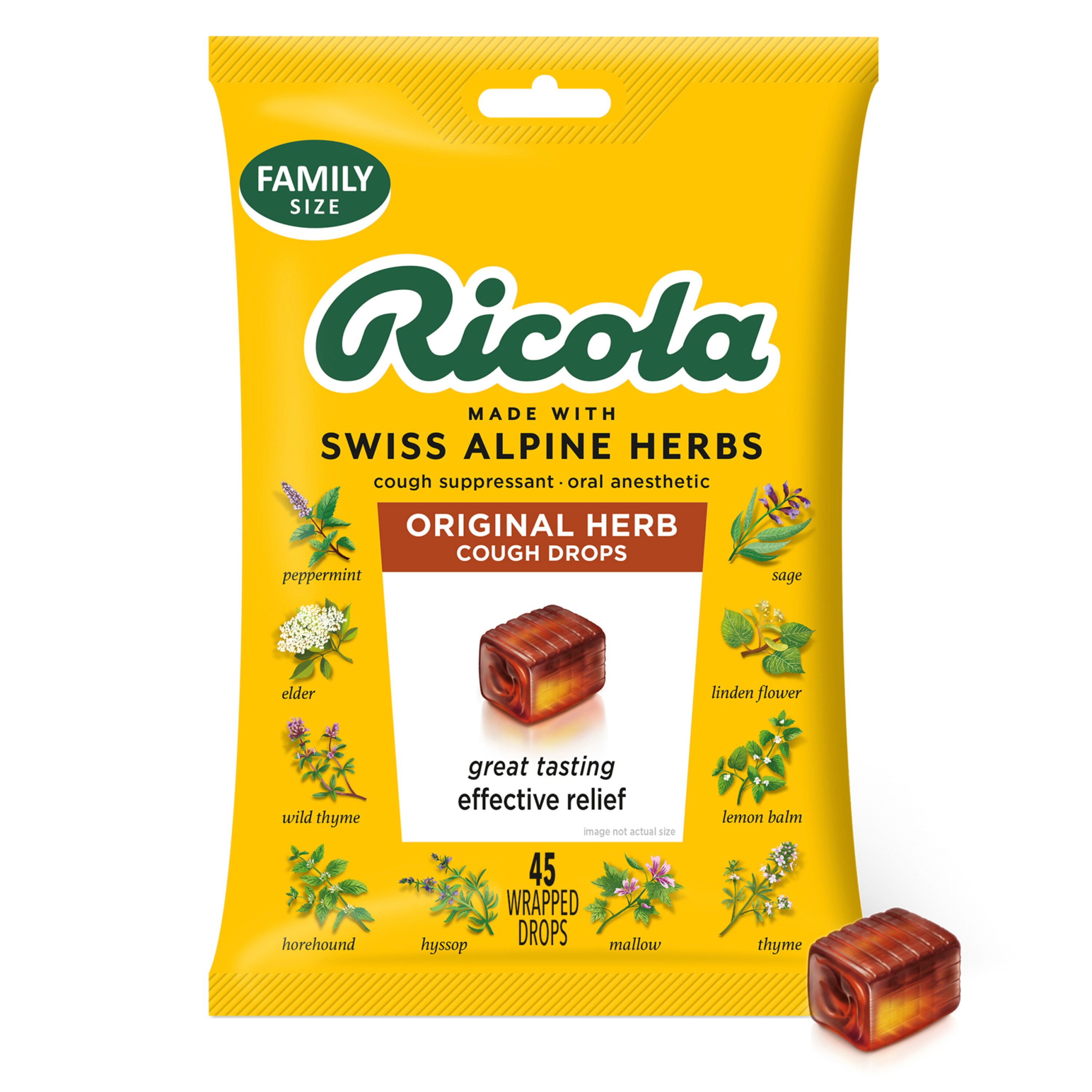  Ricola Cough Drops Natural Herb 