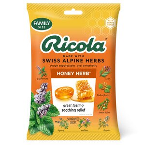 Ricola + Honey-Herb, 50 CT