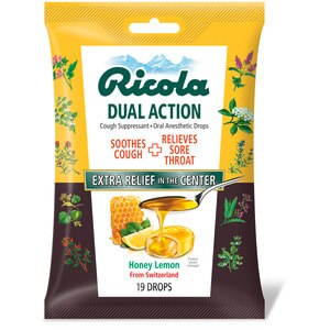 Ricola Dual Action Cough Suppressant Drops