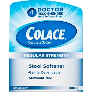 Colace Laxative Docusate Sodium Capsules 100mg