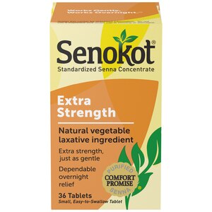 Senokot Extra Strength Standardized Senna Concentrate Tablets