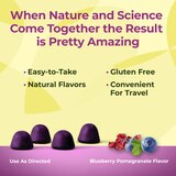 Senokot Dietary Supplement Laxative Gummies, Blueberry Pomegranate, 60 CT, thumbnail image 2 of 5