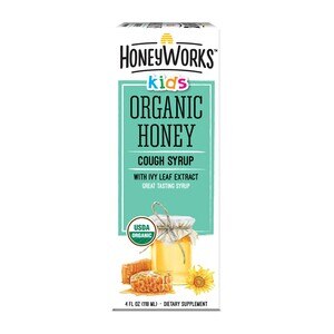 HoneyWorks Kids Organic Honey Soothing Cough Syrup, 4 Oz , CVS
