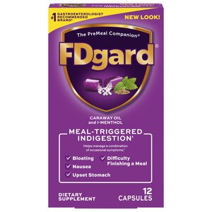 FDgard Indigestion Functional Dyspepsia Capsules, 12 CT