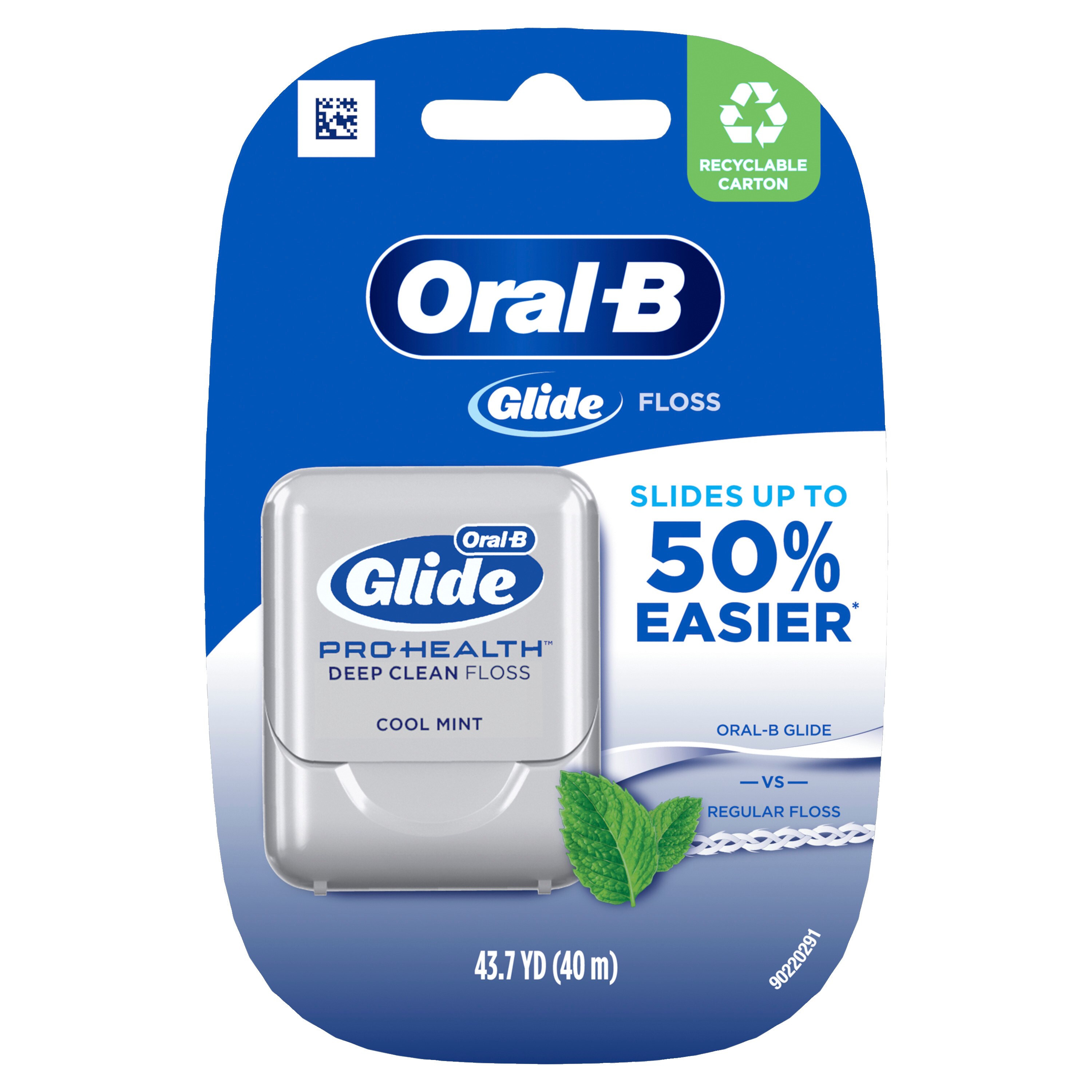 Oral-B Glide Pro-Health Deep Clean Floss, Cool Mint, 40 M - 43.7 Yd , CVS