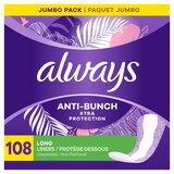 Always Xtra Protection Long Daily Liners, Unscented, thumbnail image 1 of 10