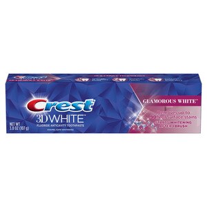 Crest 3D White, Whitening Toothpaste Glamorous White
